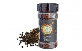 Orgabite Organic Black Pepper   Plastic Jar  100 grams